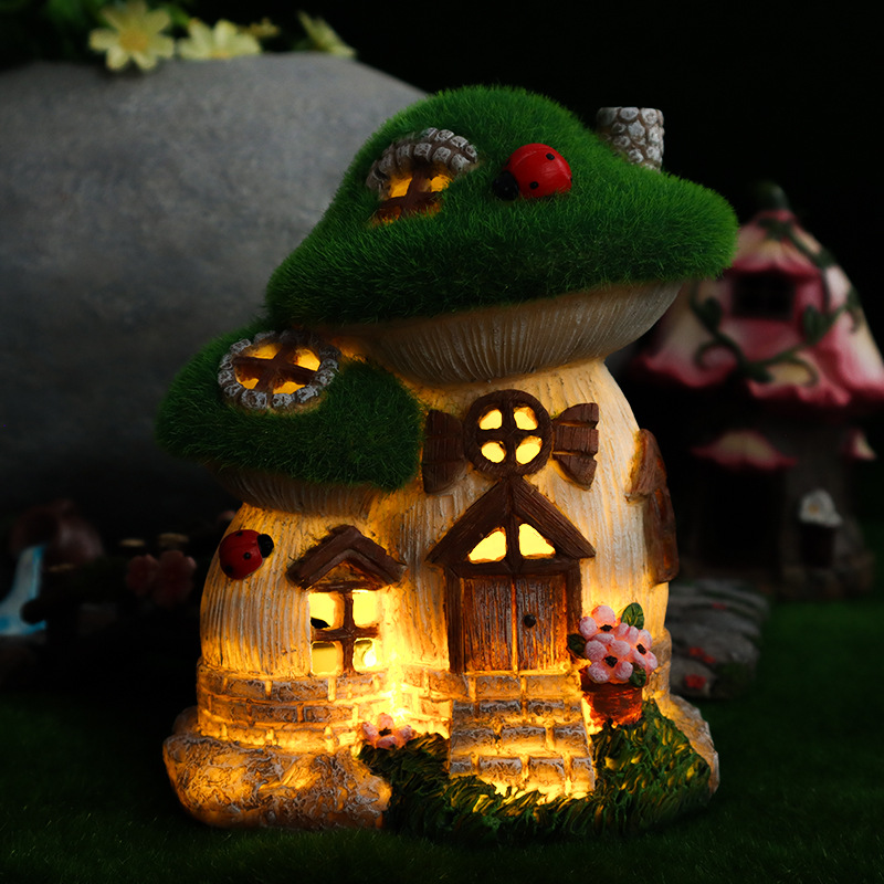Outdoor Lighting Architectural - Tuin Solar Nachtlampje Paddestoel Huis Bloem