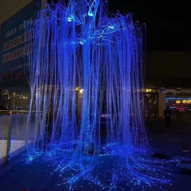 Outdoor Lighting Architectural - DIY Glasvezel Levensboom Lamp Outdoor Waterval