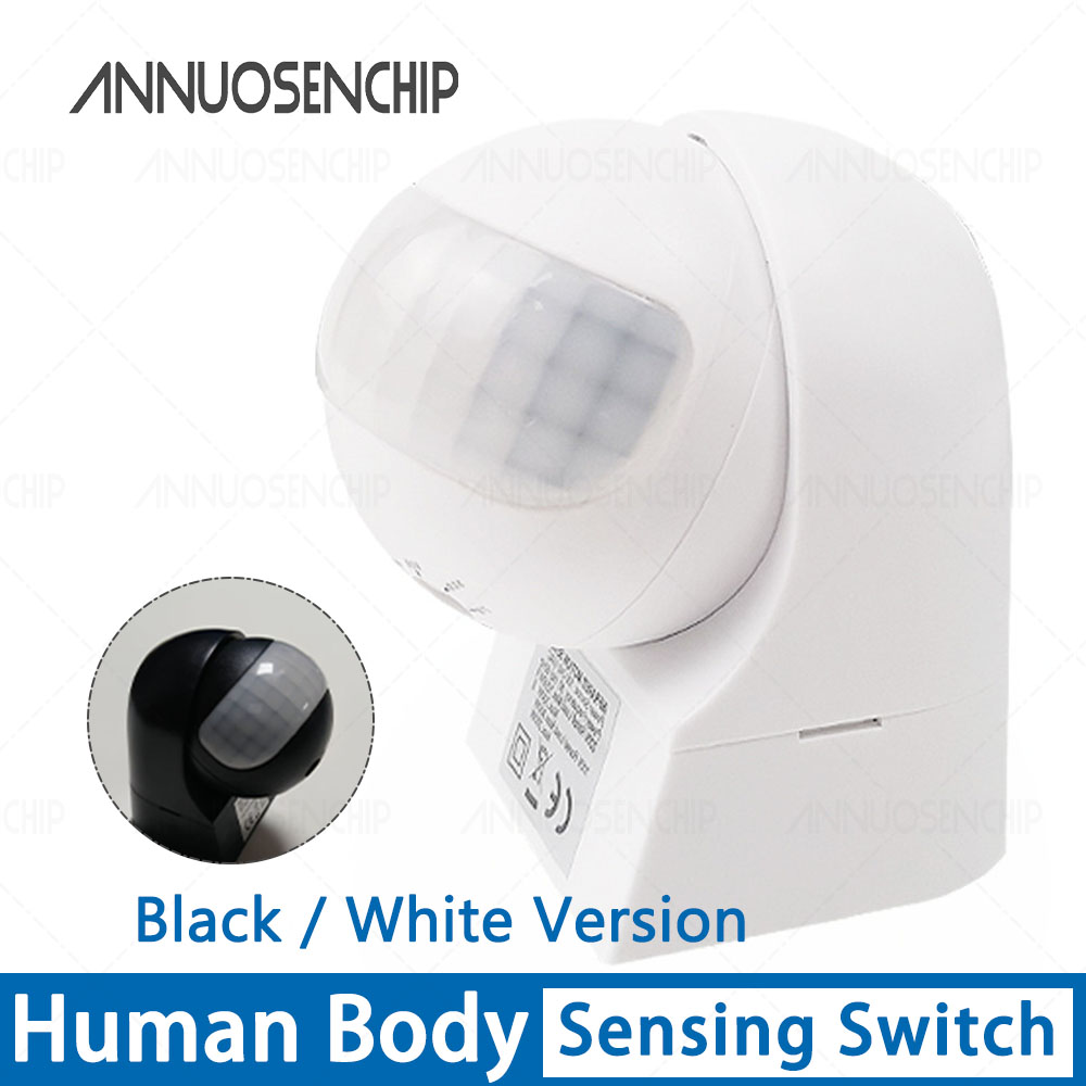 Outdoor Lighting Switch - 220V buiten waterdichte wandgemonteerde infrarood PIR
