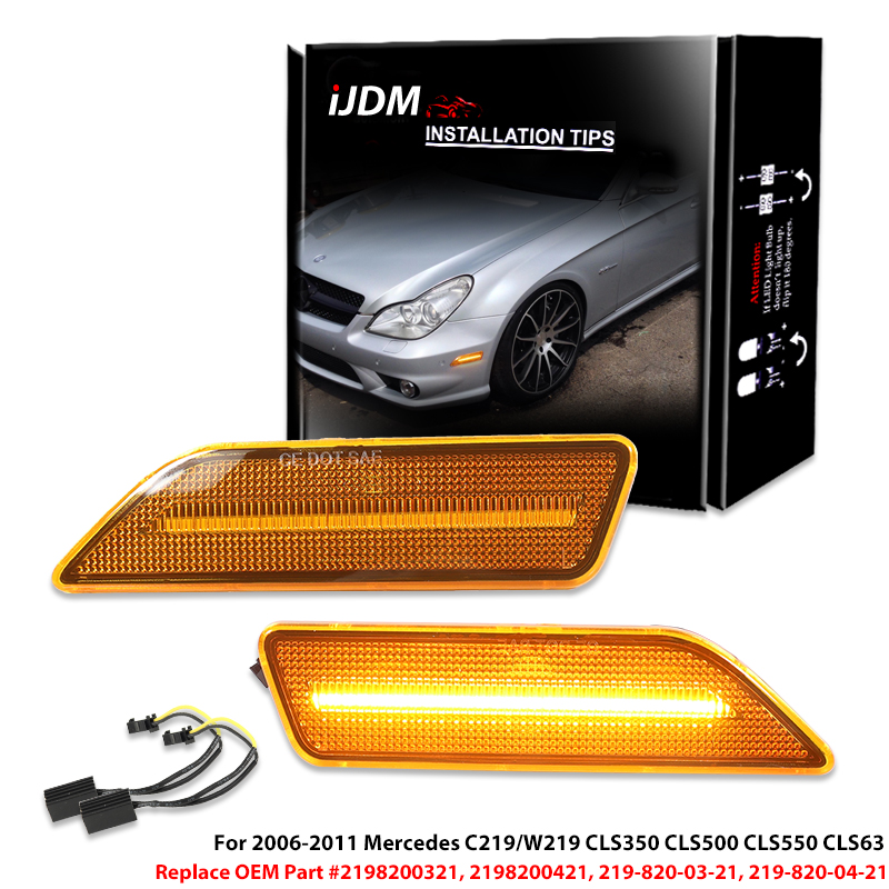 Outdoor Lighting Yellow - 2 Stuks Mercedes C219/W219 Cls350 Cls500