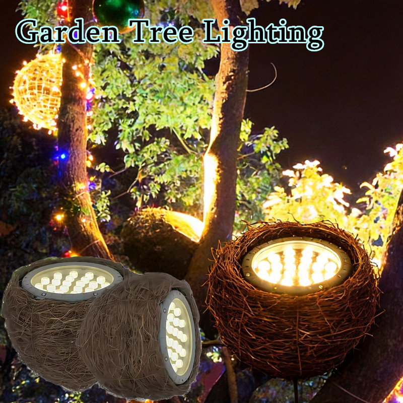 Outdoor Lighting Architectural - Kleurrijke Tuin Waterdichte Boomverlichting 12W 18W