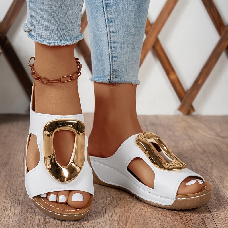 Outdoor Lighting Switch - Damesmode instapsandalen zomer strandslippers effen kleur