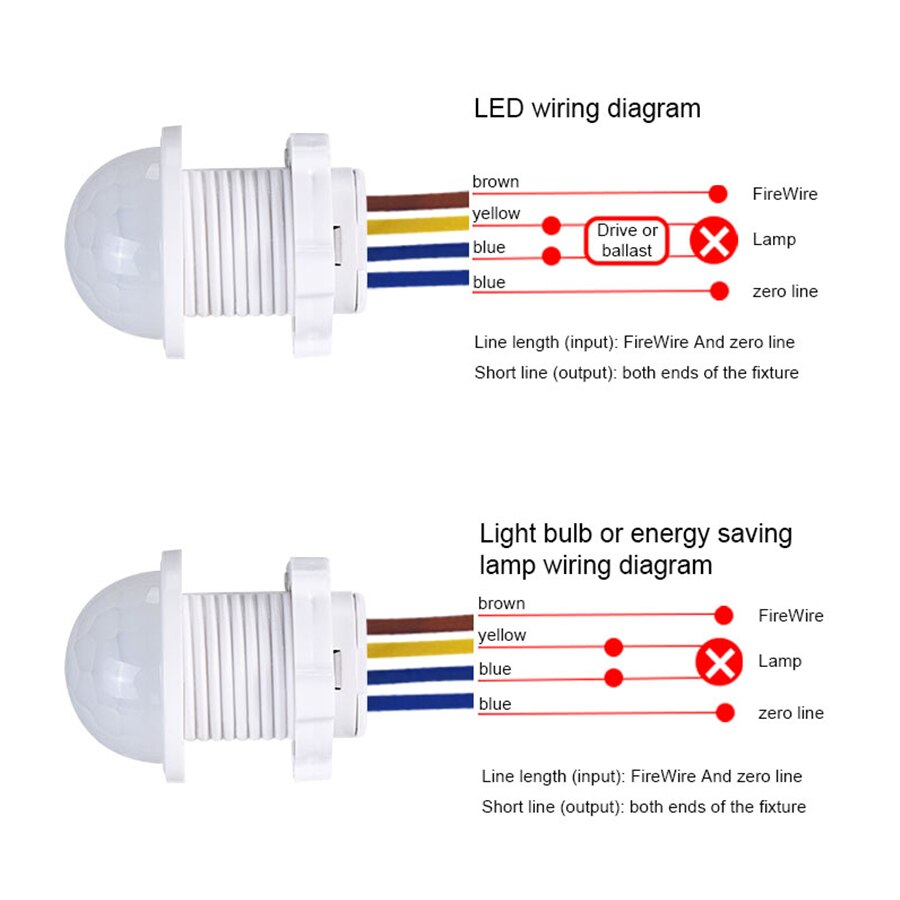 Outdoor Lighting Switch - PIR Bewegingssensor Detector Smart Switch Home