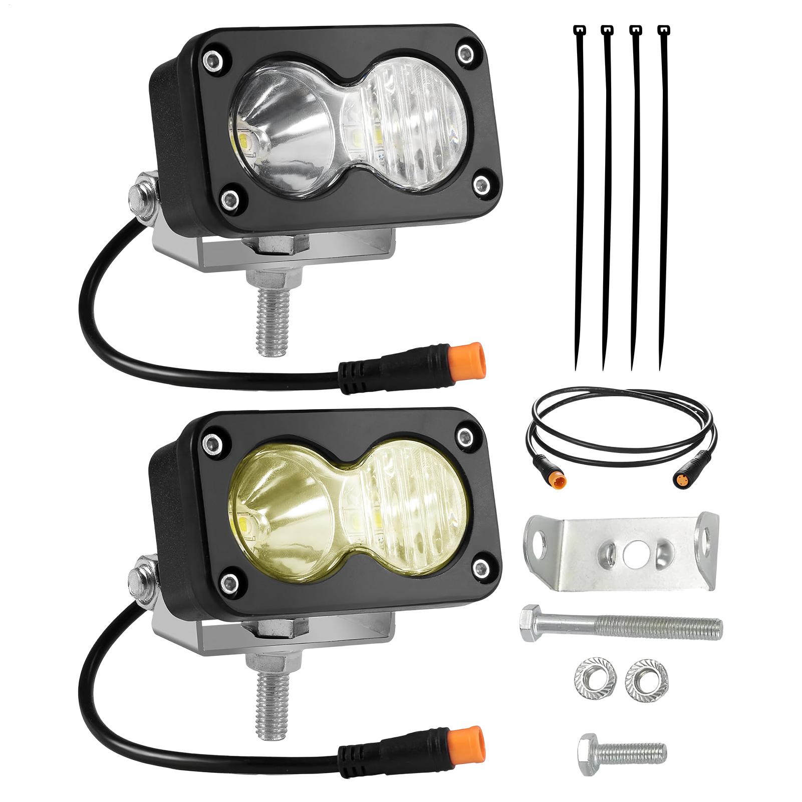 Outdoor Lighting Yellow - 3 inch LED Pod Spotlight voor