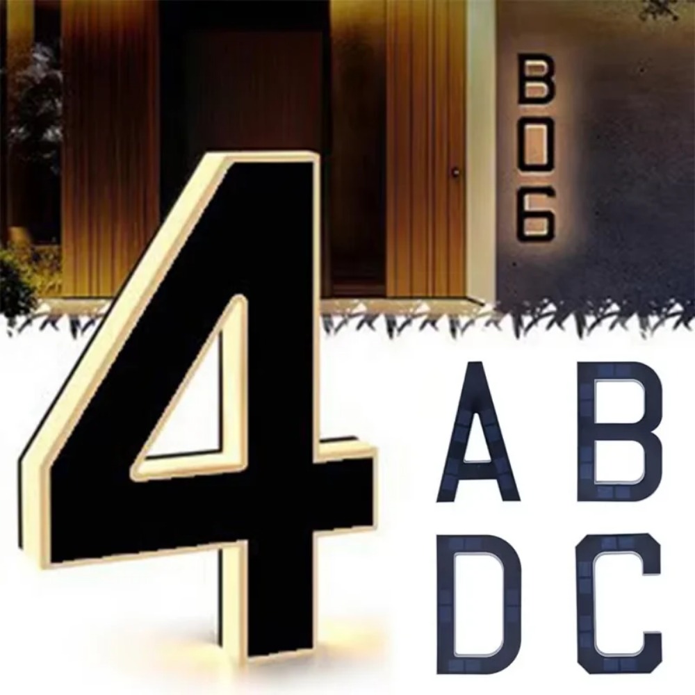 Nieuw zonne-adresbord LED-huis - Outdoor Lighting Architectural recensie en prijs