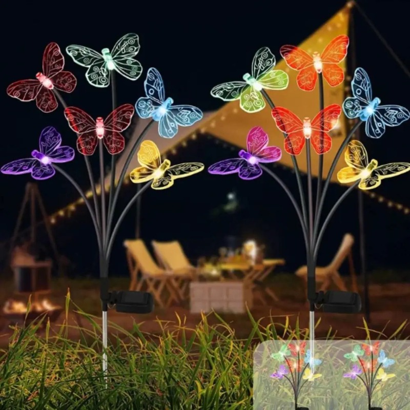 Vlinderlampen op zonne-energie - Outdoor Lighting Patio recensie en prijs
