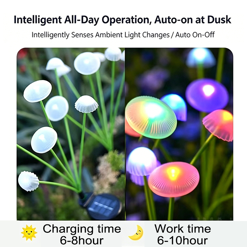 6LED zonne-verlichting buiten  - Outdoor Lighting Jellyfish recensie en prijs