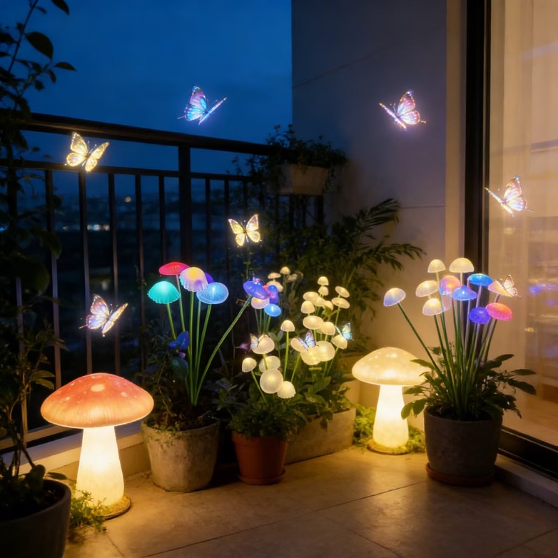 Solar Jellyfish Mushroom Light - Outdoor Lighting Jellyfish recensie en prijs