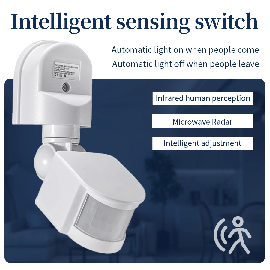 100-240V 12V PIR Bewegingssens - Outdoor Lighting Switch recensie en prijs