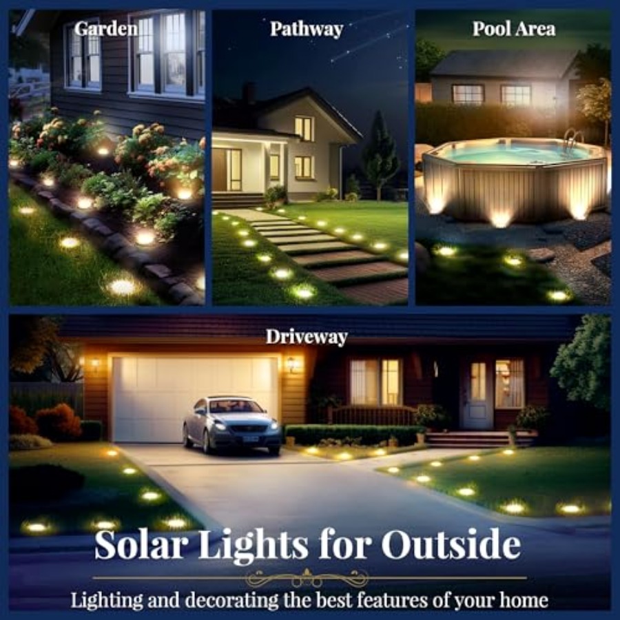 Solar Ground Lights Solar Ligh - Outdoor Lighting Patio recensie en prijs